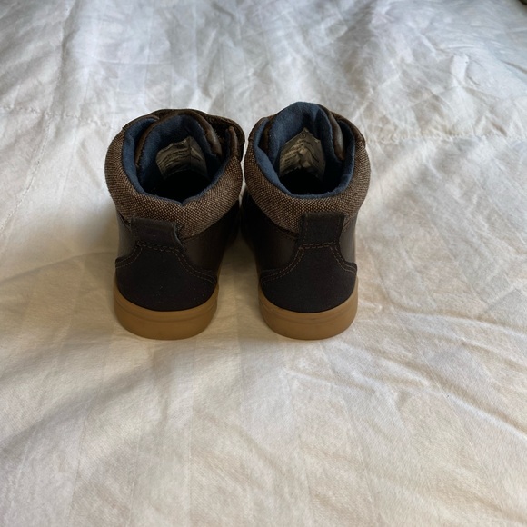 Brown &Blue shoes toddler 5 velcro - Picture 2 of 4